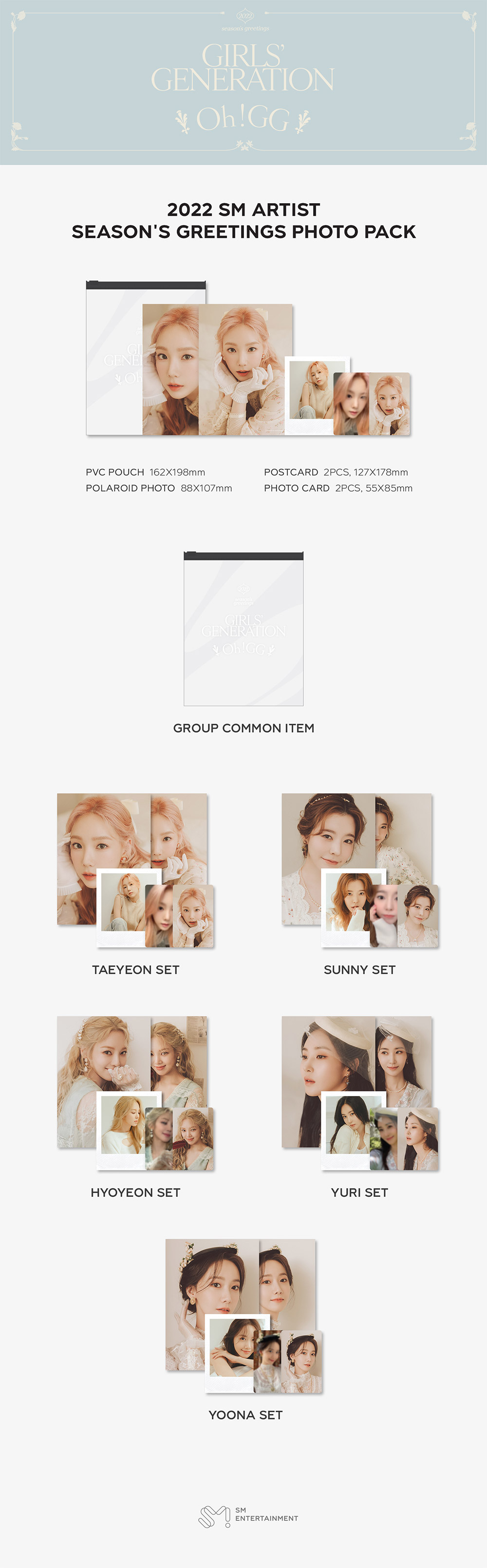 Girls' Generation Oh!GG 2022 Season's Greeting Photo Pack – Choice